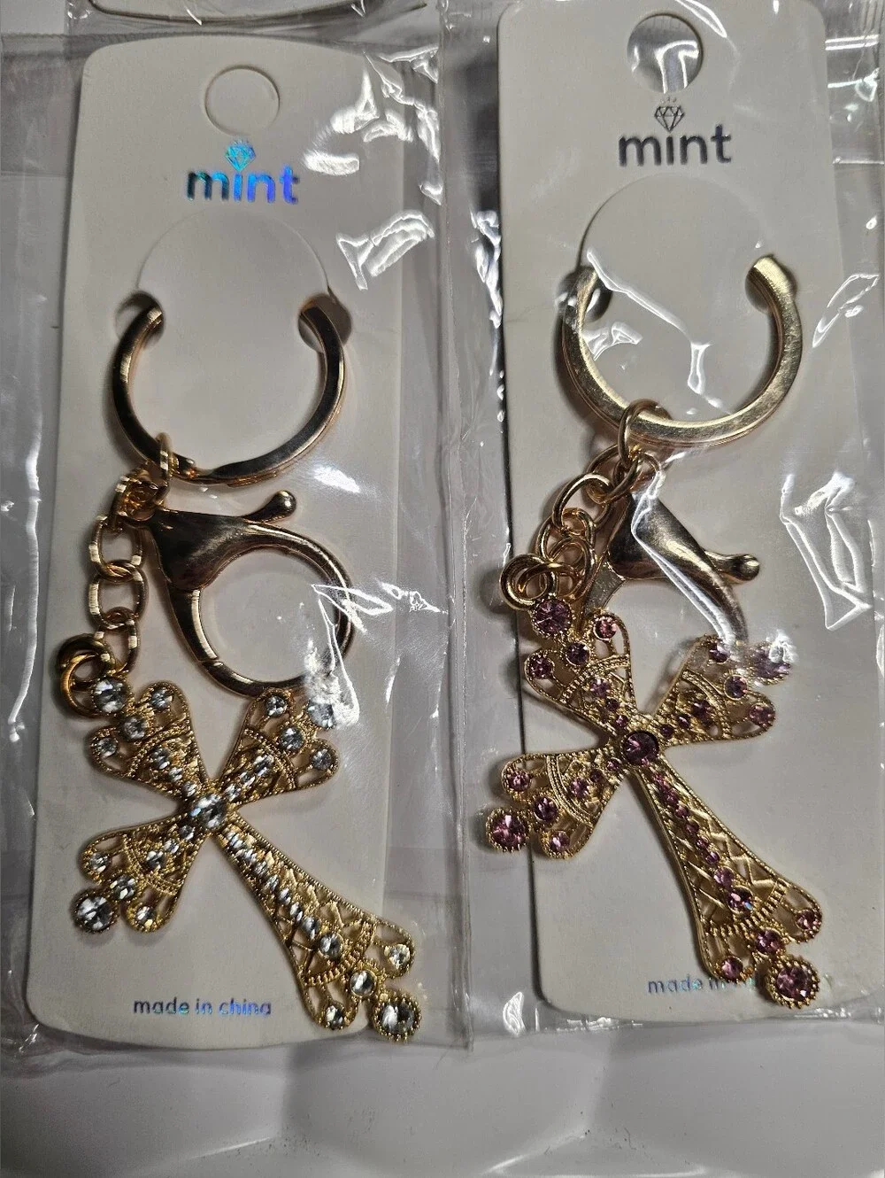 Mint (Pick 1) Gold-Tone Keychains
